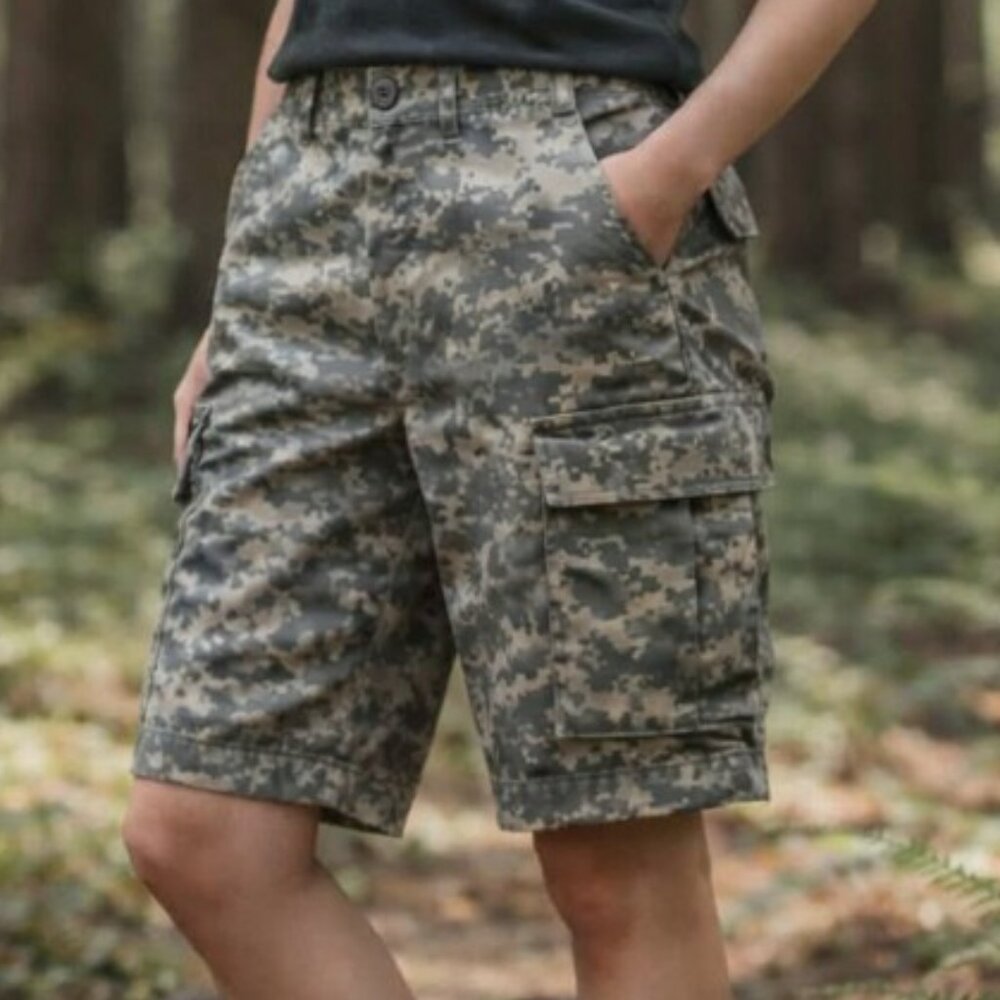 Rothco Military G.I Desert Digital Camo BDU Tactical Cargo Shorts Size Small